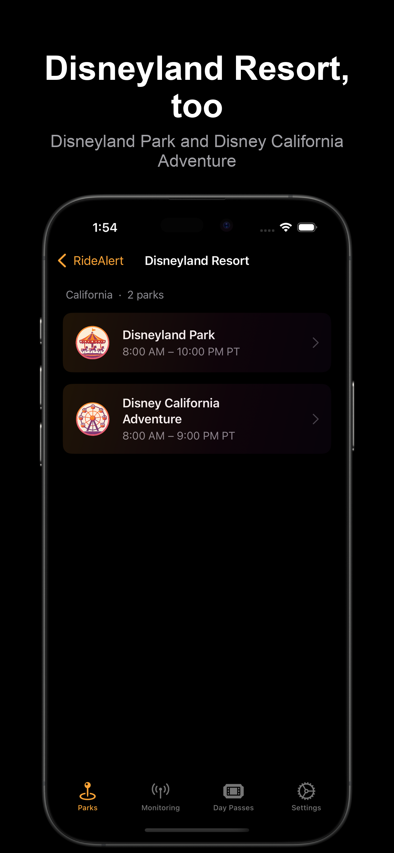 Disneyland Resort: Disneyland Park and Disney California Adventure